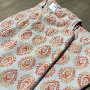 2 Halo SleepSack Wearable Blanket Swaddles Large 12-18 Mo White Orange Pattern